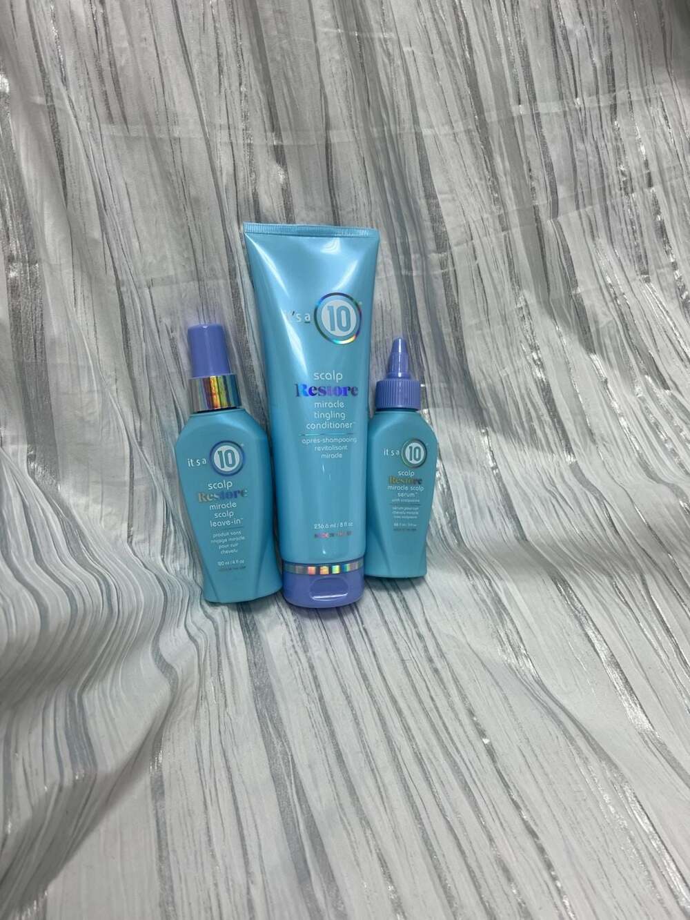 It's a 10 Scalp Restore Miracle Hair Care Set - Conditioner, Leave-In, and Serum